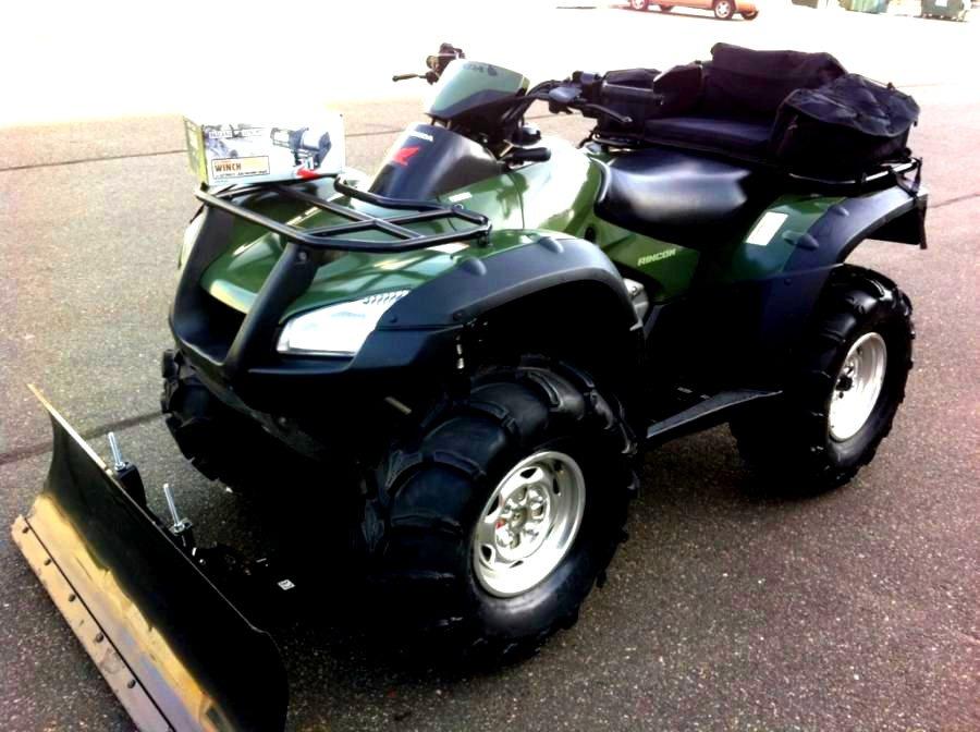 Honda Rincon 650 4x4 With Plow snaplist