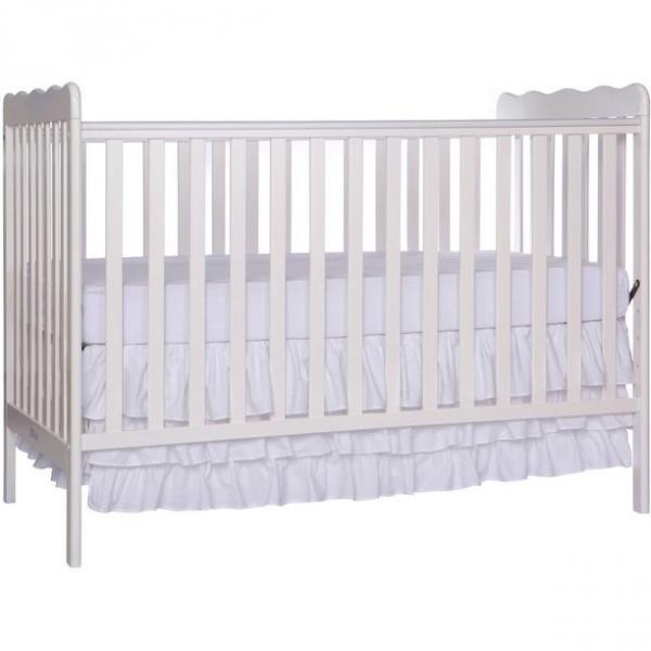 Photo of  Dream on Me 3-in-1 Crib with mattress and converter bed rail