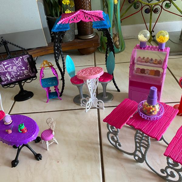 Photo of Monster High Furniture Sets, Activity Block, Chair, Bead Roller Coaster