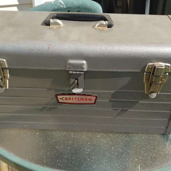 Photo of Vintage Stanley Toolbox with tools