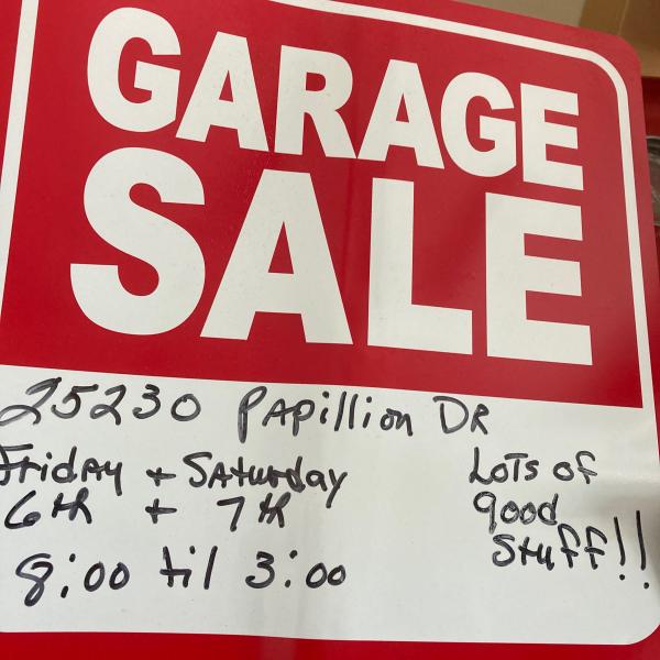 Photo of Garage Sale 