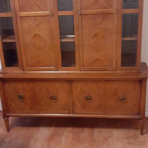 Photo of wood cabinet vintage