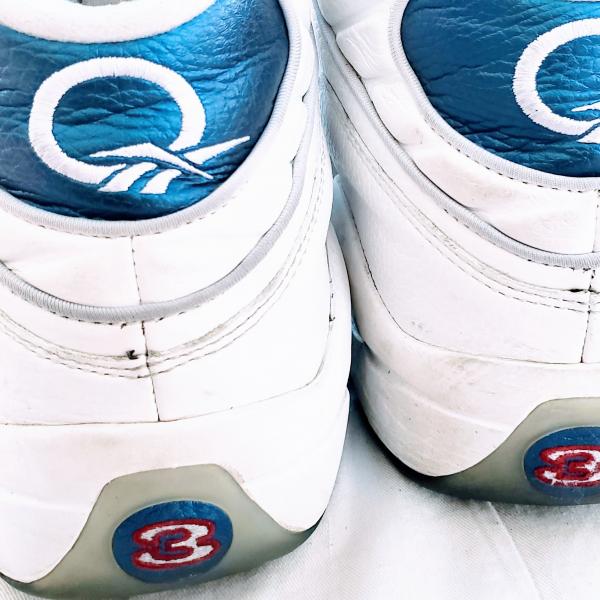 Photo of Reebok Classics Question Mid Double Cross Allen Iverson Blue Red