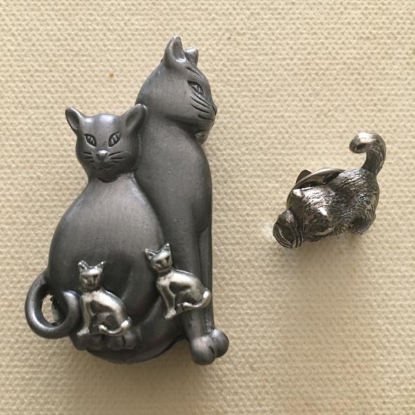 Photo of Pewter Cat 5-Piece Jewelry Set