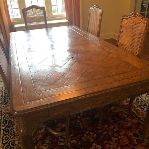 Photo of French Country / Farm Dining Room Table
