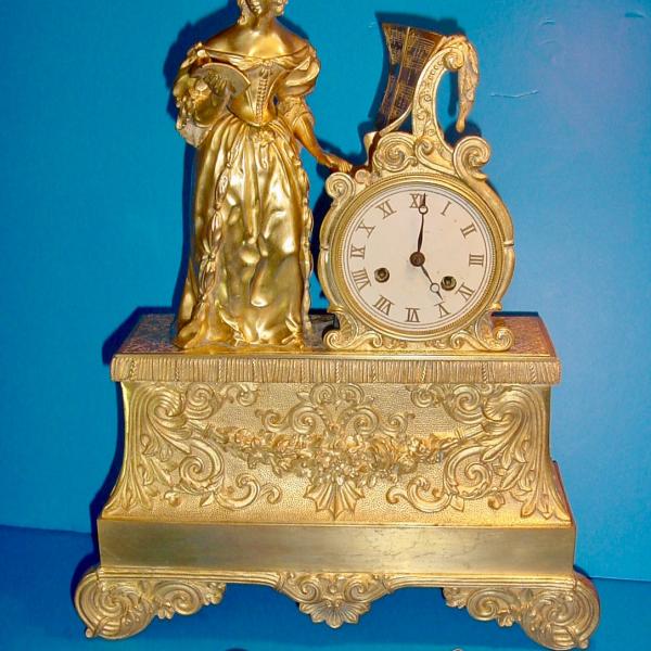 Photo of Antique French Bronze Clock