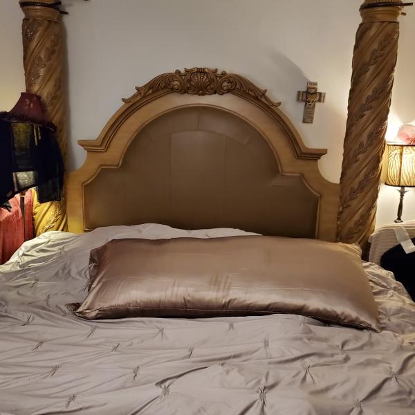Photo of King Canopy Poster Bed