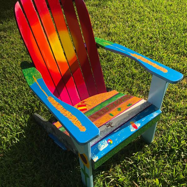 Photo of Painted Adirondack Chair
