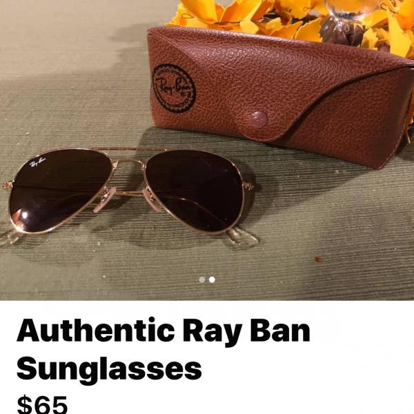 Photo of Ray Ban Sunglasses the smaller size for women