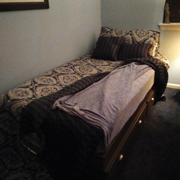 Photo of Twin bed with drawers underneath