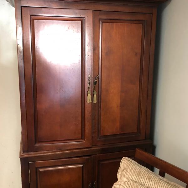 Photo of Wood TV Armoire 
