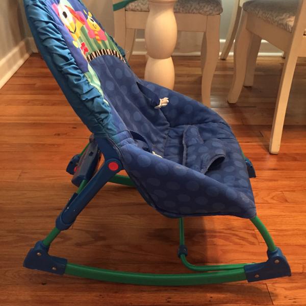 Photo of Fisher price baby rocking chair with safety belt 