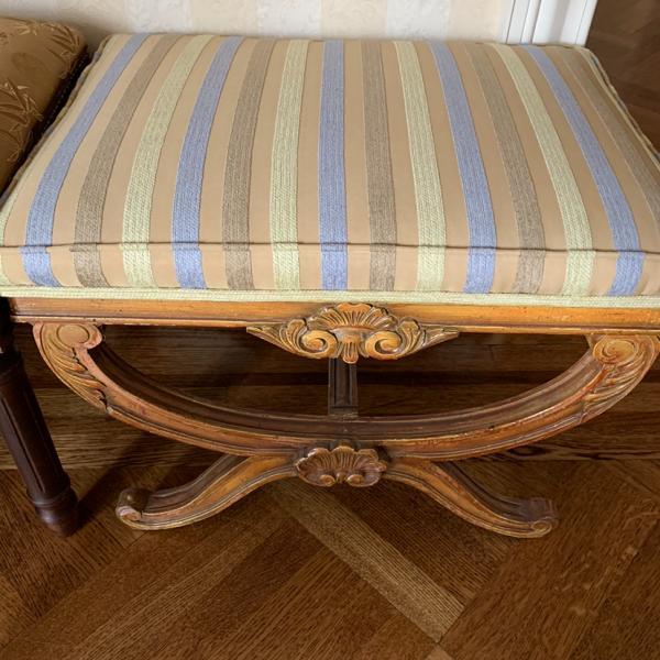 Photo of Estate Moving Sale: Antique Bench- New Upholstry 