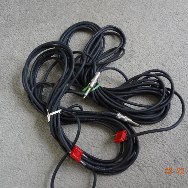Photo of speakers cords