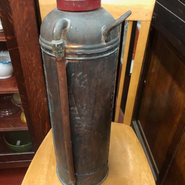 Photo of Antique Brass/Copper Fire Extinguisher