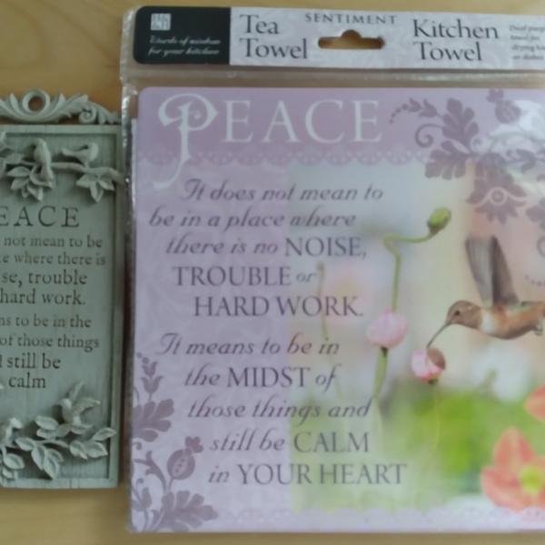 Photo of “Tea Towel & Plaque” Gifts /online sale to benefit animal rescue
