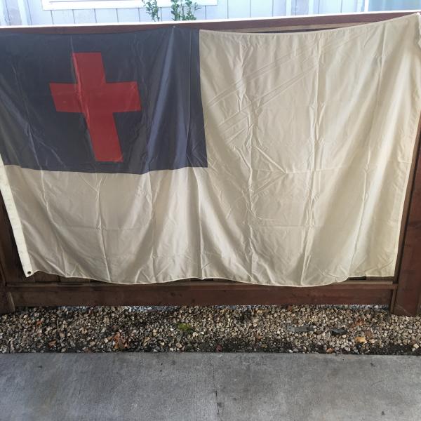 Photo of Large Red Cross Flag - 58" x 95 1/2" 