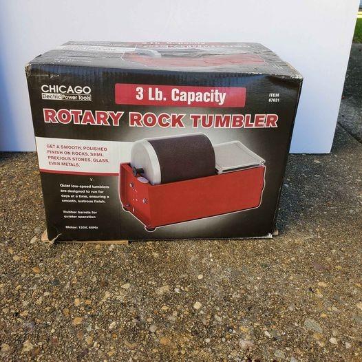 Photo of Rotary Rock Tumbler 3 lb Capacity