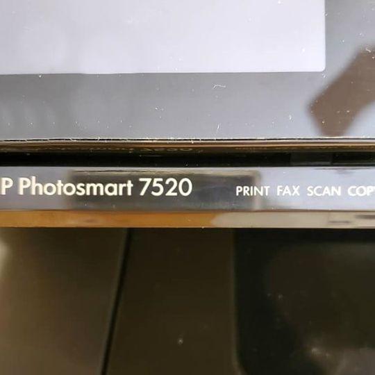 Photo of HP Photosmart 7520 Printer with Ink Cartridges