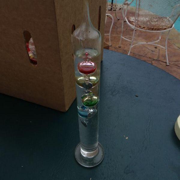 Photo of Glass Weather Tracker Galileo Thermometer