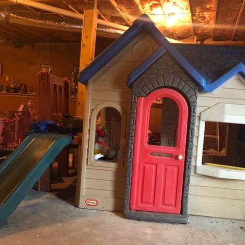 Photo of Little Tikes Playhouse with Swing & Slide
