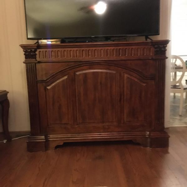 Photo of Bar used as entertainment center