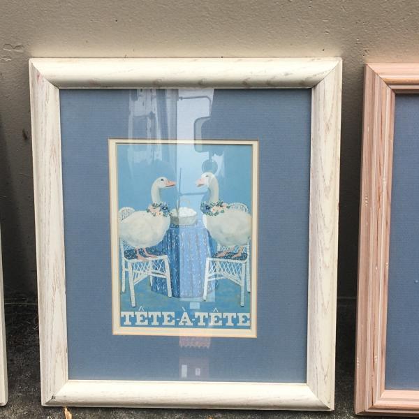 Photo of (5) Framed With Glass Duck Prints