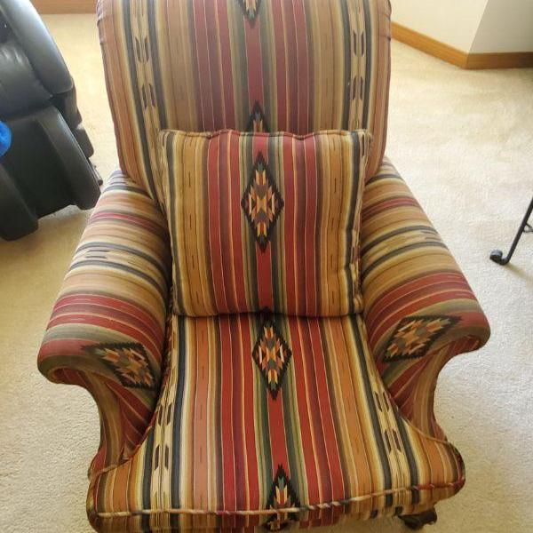 Photo of Patterned Arm Chair