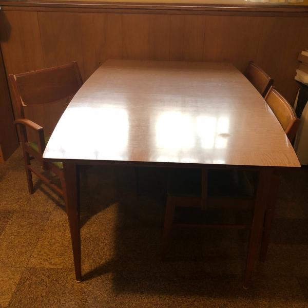 Photo of Mid-Century Modern Table and Chairs (4)