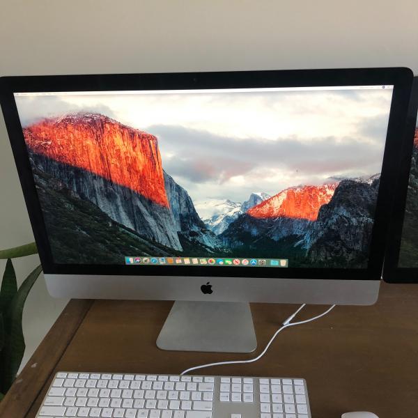 Photo of iMac 27 in monitor