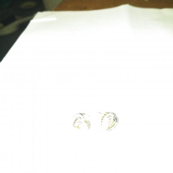Photo of Diamond Heart Earrings. 