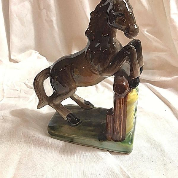Photo of Horse Pony #238B Jumping Fence Porcelain Ceramic Figurine