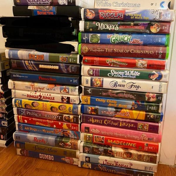Photo of DVD's, VHS's, Books, CD's and Cassette tapes, Children's Books