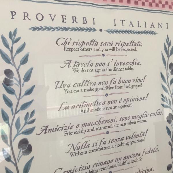 Photo of Italian proverbs /Artwork 