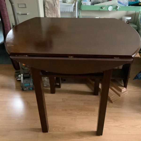 Photo of Tall folding side table 