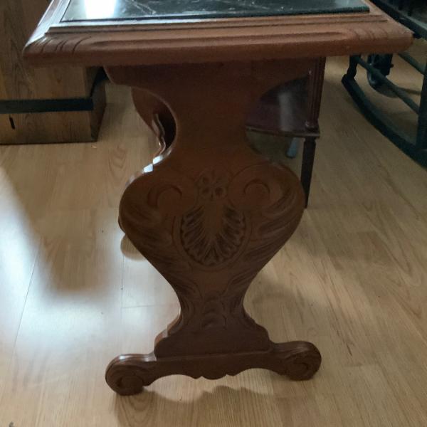 Photo of Antique carved side table 