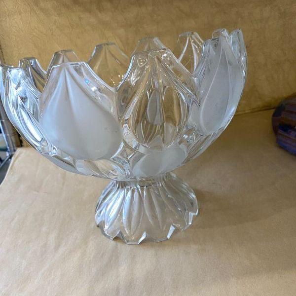 Photo of Pedestal Glass Serving Bowl