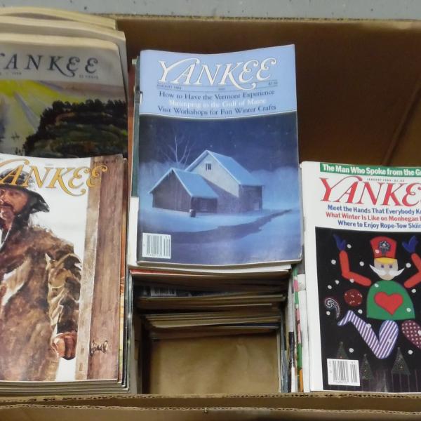 Photo of Yankee Magazine - 86 different issues 1979 to 1989. 