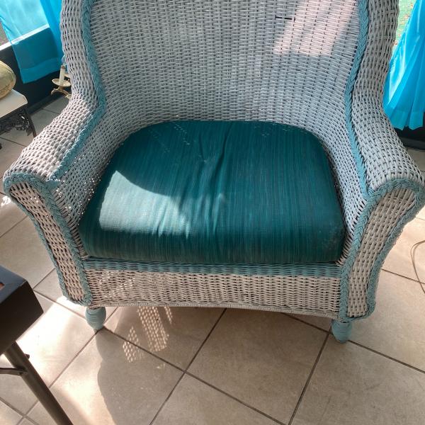 Photo of Big mans wicker chair