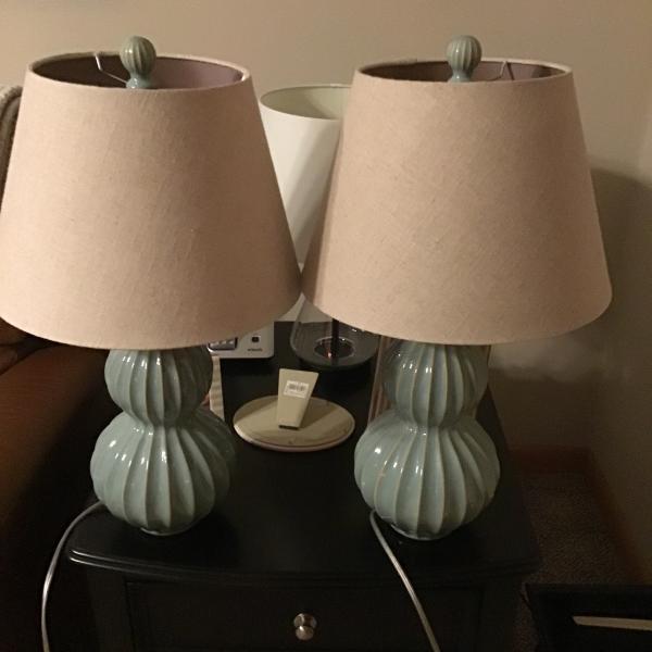 Matching table lamps snaplist