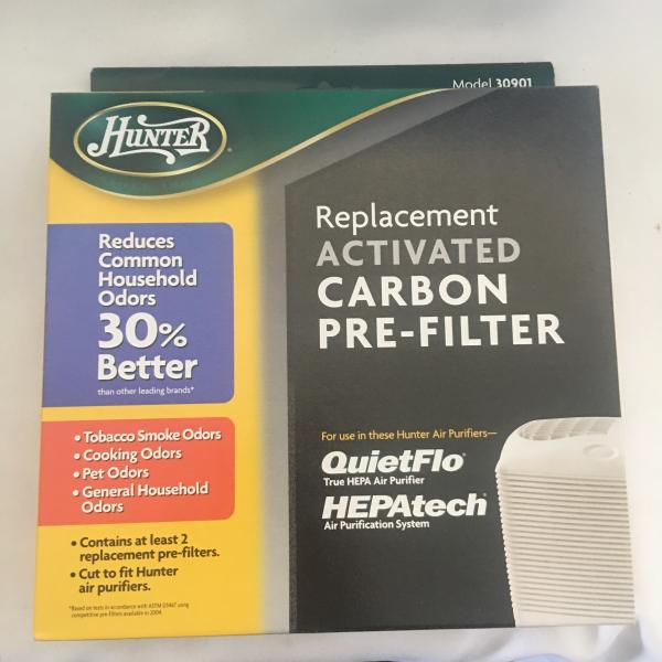 Photo of (3) Hunter 2 Pack Replacement Activated Carbon Pre-Filters QuietFlo