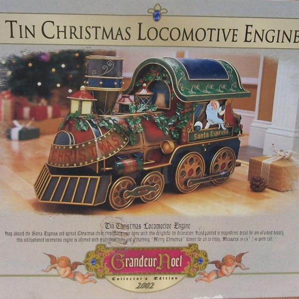 Photo of GRANDEUR NOEL 2002 Tin Christmas Locomotive Engine / Collector's Edition