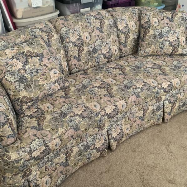 Photo of Floral Fabric Sofa