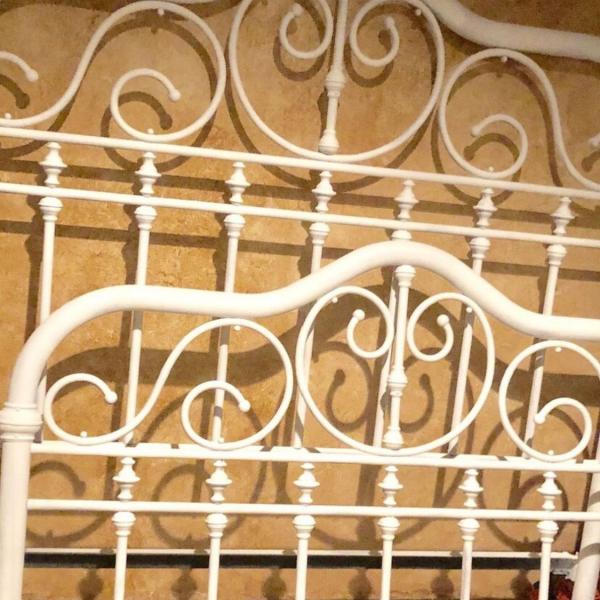 Photo of Beautiful Queen Genuine Brass Bed Freshly Painted 