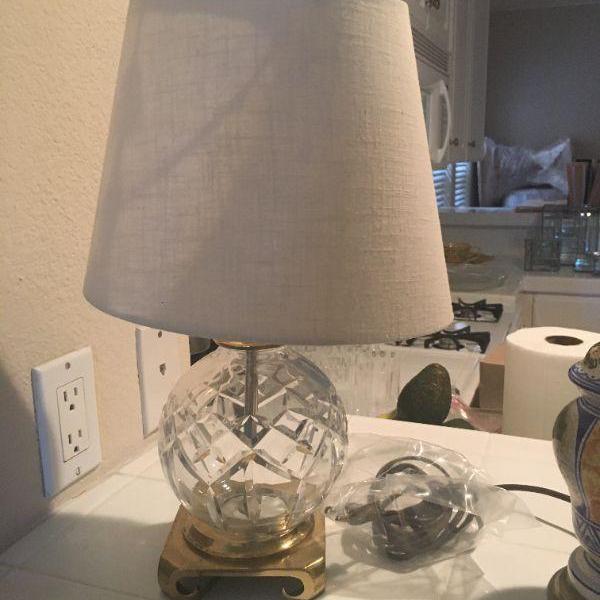 Photo of Wedgewood Crystal Lamp