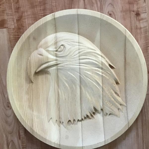 Photo of Wooden Eagle Carving