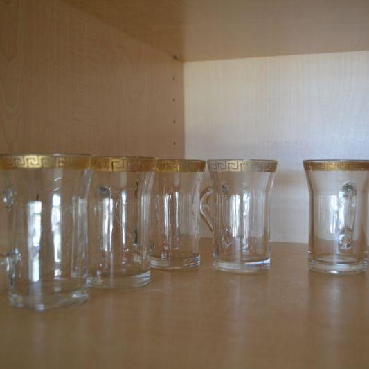 Photo of LOT 365  MINI GLASSES WITH GOLD ACCENT