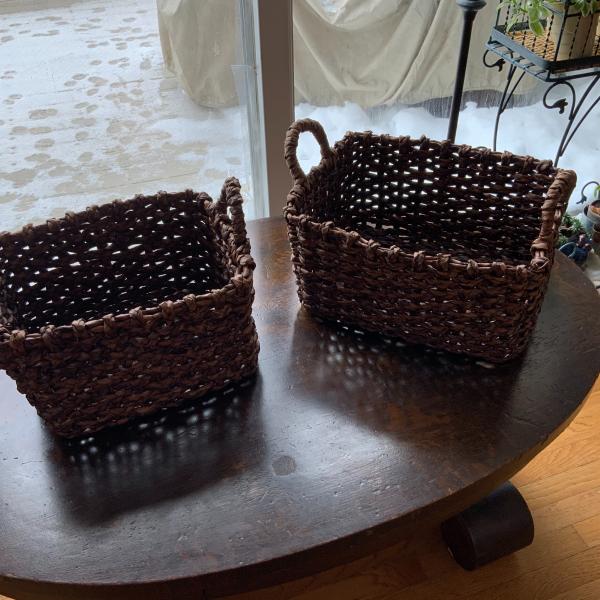 Photo of Pair of Banana leaf Baskets