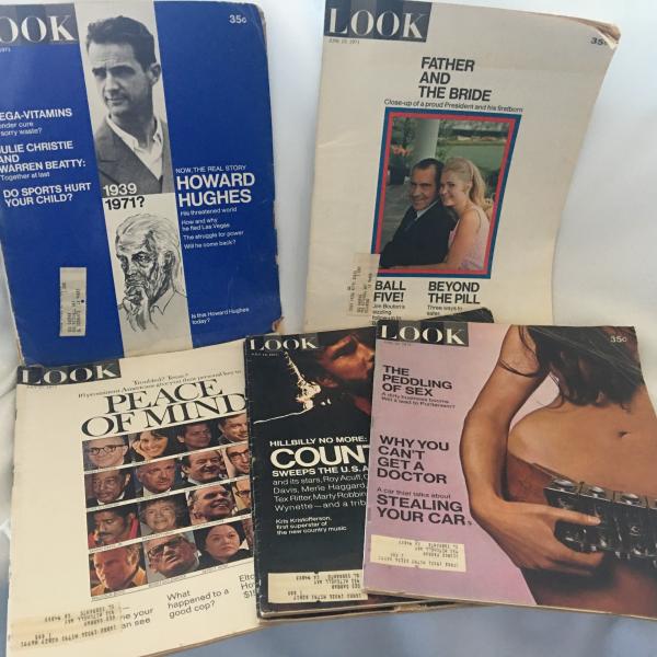 Photo of (39) Life/Look Magazines From 1971 and 1972 