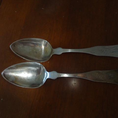 Photo of coin silver spoons